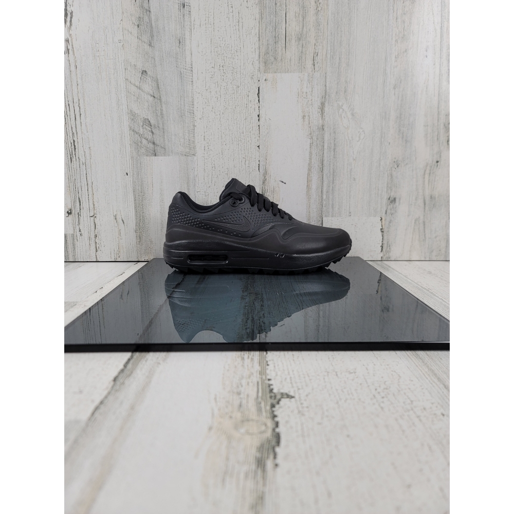 Nike Air Max 1 G Triple Black Golf Shoes AQ0865-007 Women's Size 9